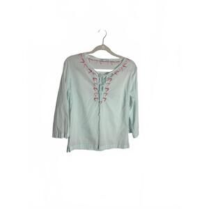 Allegra Hicks Blue Heart Details Tunic